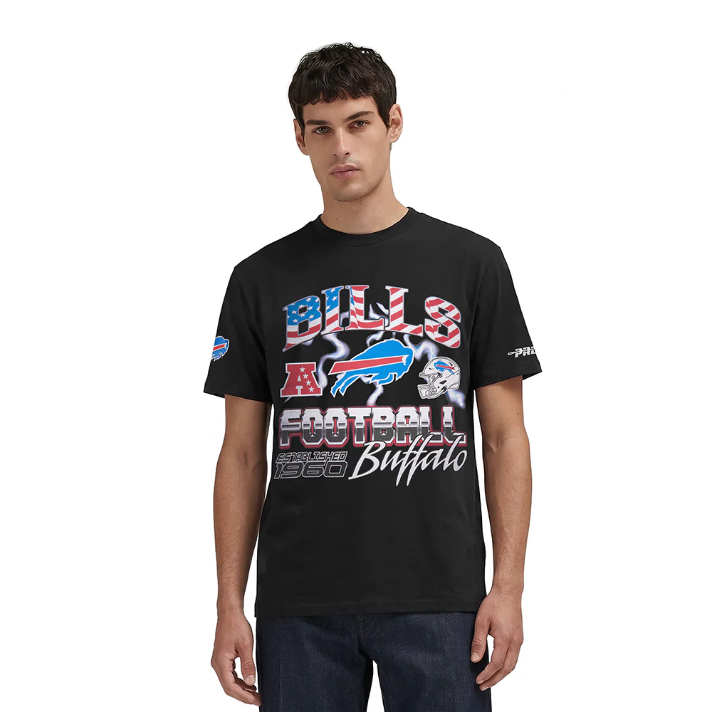 NFL BUFFALO BILLS VICTORY MEN'S S/S TEE (BLACK)