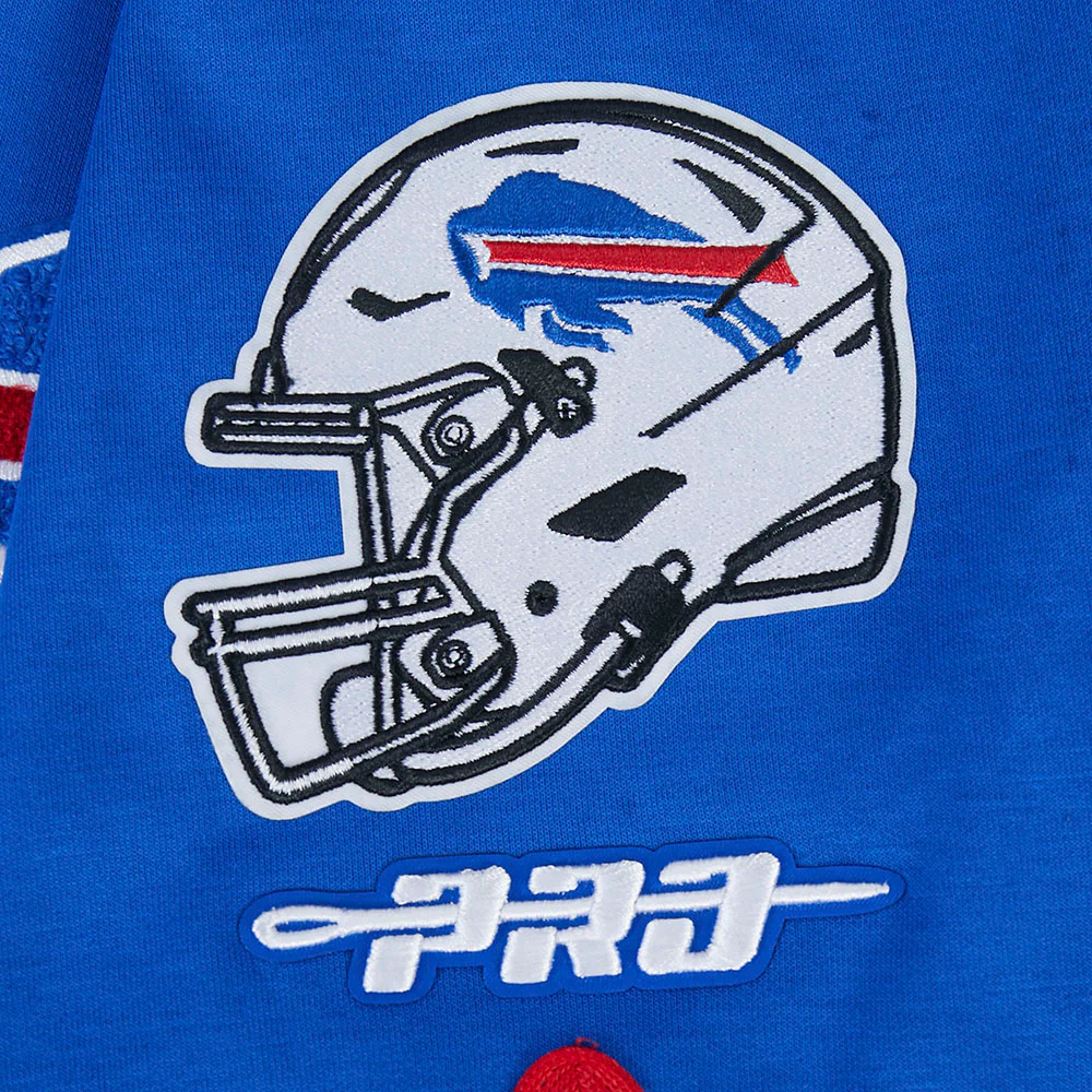 NFL BUFFALO BILLS JOSH ALLEN #17 CLASSIC PNN MEN'S DK WARM UP JACKET (ROYAL BLUE/RED) - Image 5