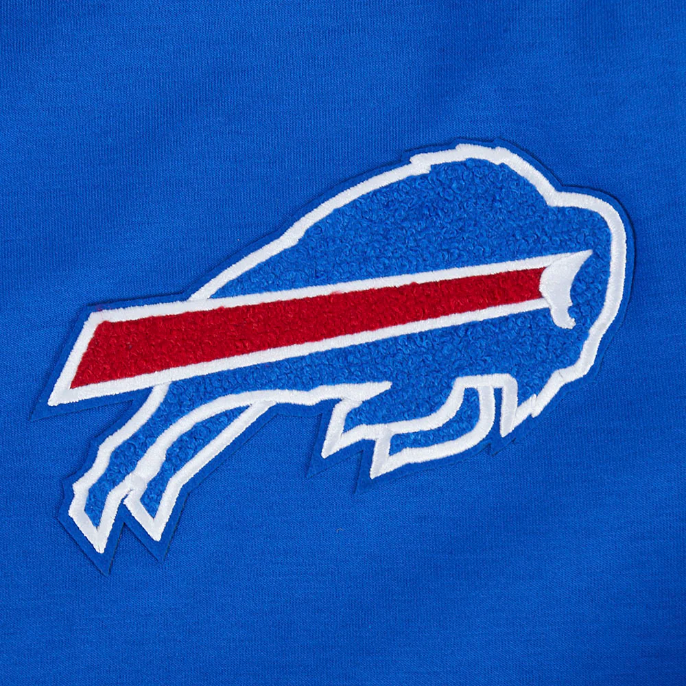 NFL BUFFALO BILLS JOSH ALLEN #17 CLASSIC PNN MEN'S DK WARM UP JACKET (ROYAL BLUE/RED) - Image 7