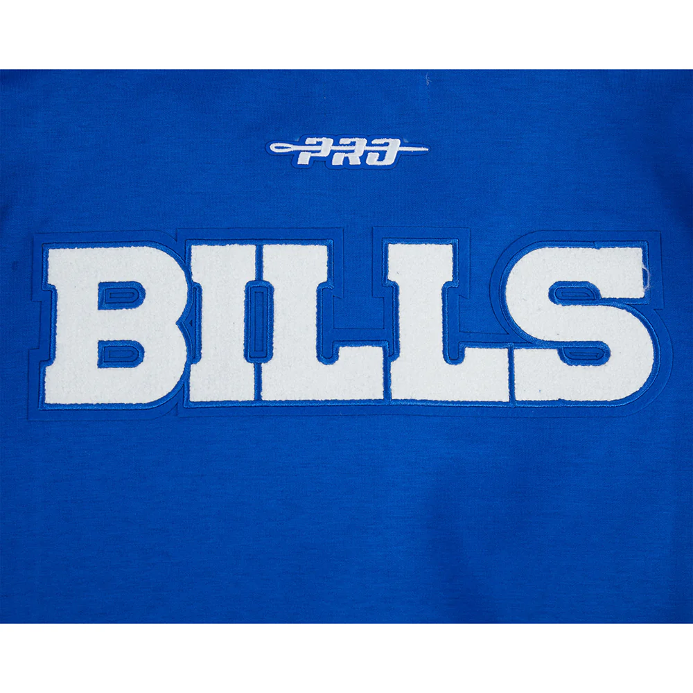 NFL BUFFALO BILLS JOSH ALLEN #17 CLASSIC PNN MEN'S DK WARM UP JACKET (ROYAL BLUE/RED) - Image 9