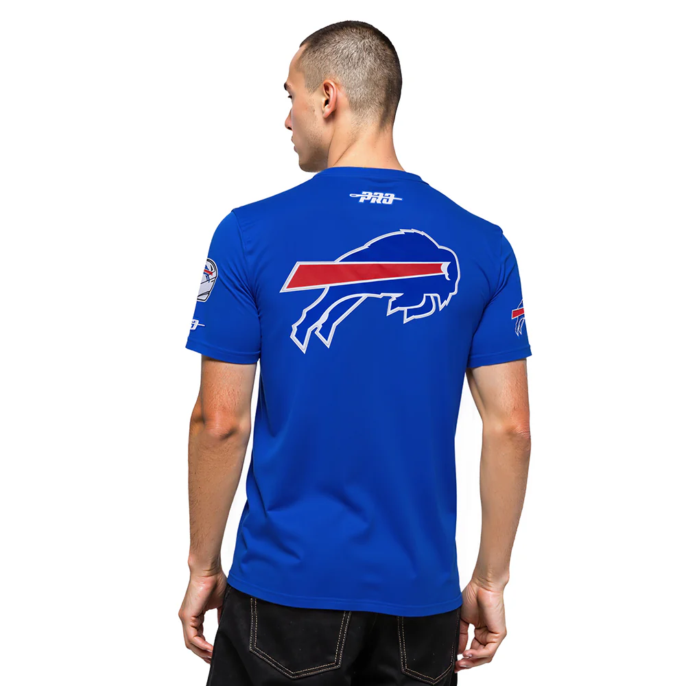 NFL BUFFALO BILLS JOSH ALLEN #17 CLASSIC PNN MEN'S SJ TEE (ROYAL BLUE) - Image 2