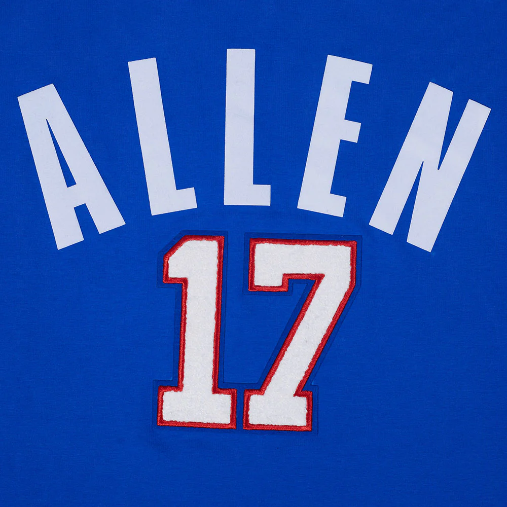 NFL BUFFALO BILLS JOSH ALLEN #17 CLASSIC PNN MEN'S SJ TEE (ROYAL BLUE) - Image 7