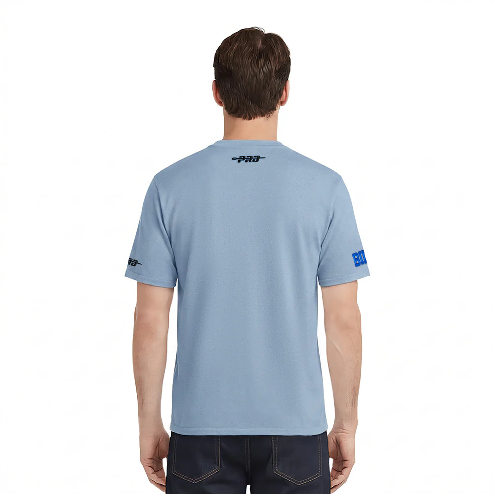 NFL BUFFALO BILLS  STAMPED MEN'S S/S TEE (DUSTY BLUE) - Image 2