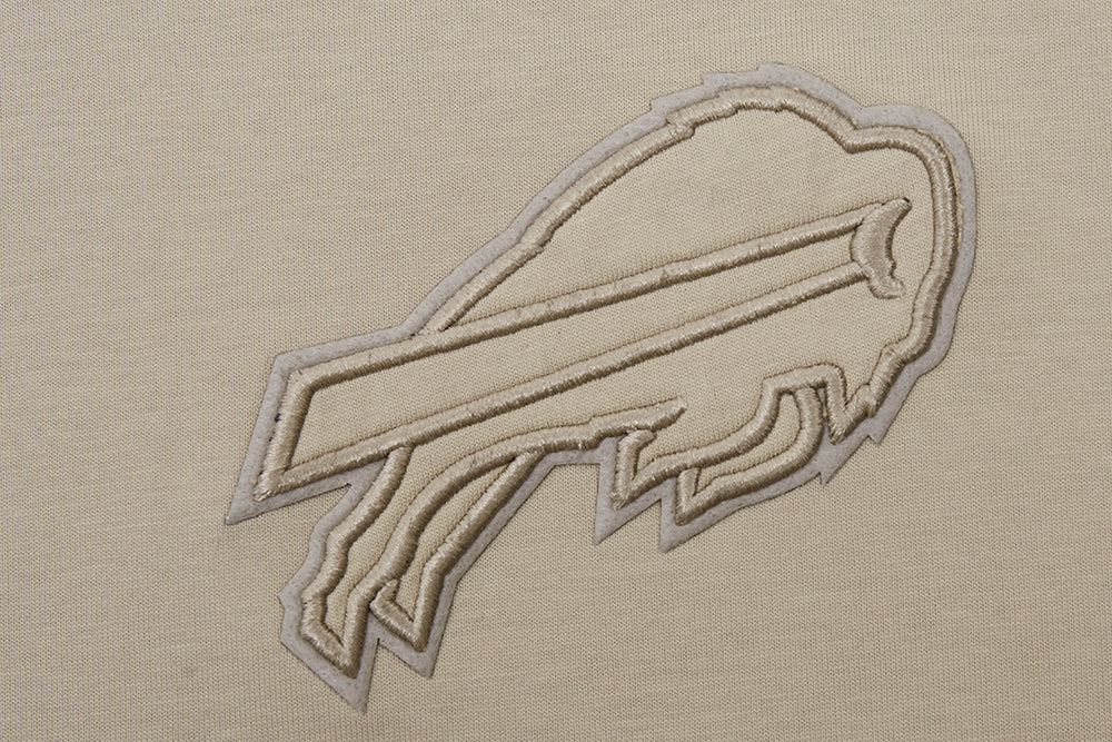 NFL BUFFALO BILLS NEUTRAL COTTON JERSEY DROP SHOULDER TEE (TAUPE) - Image 5