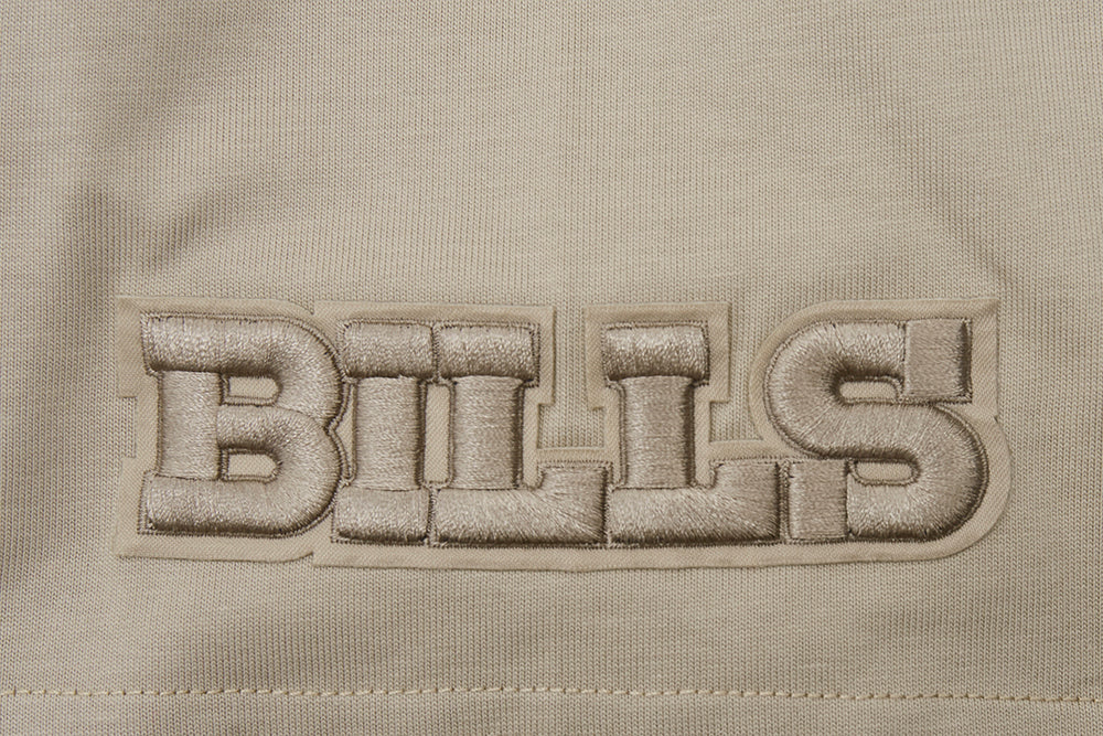 NFL BUFFALO BILLS NEUTRAL COTTON JERSEY DROP SHOULDER TEE (TAUPE) - Image 7