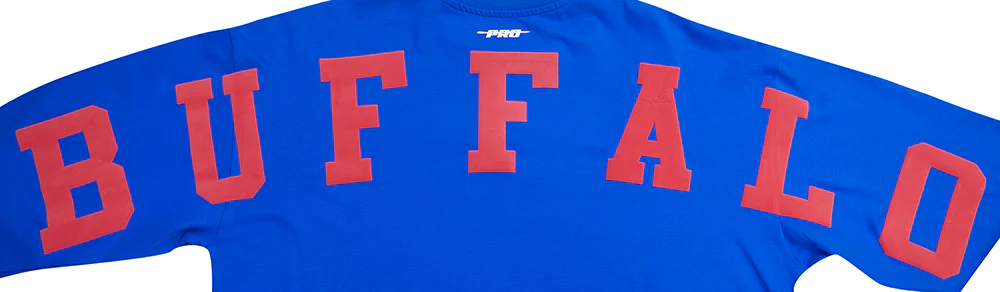 NFL BUFFALO BILLS WINGSPAN MEN'S DROP SHOULDER LONG SLEEVE TEE (ROYAL BLUE) - Image 13