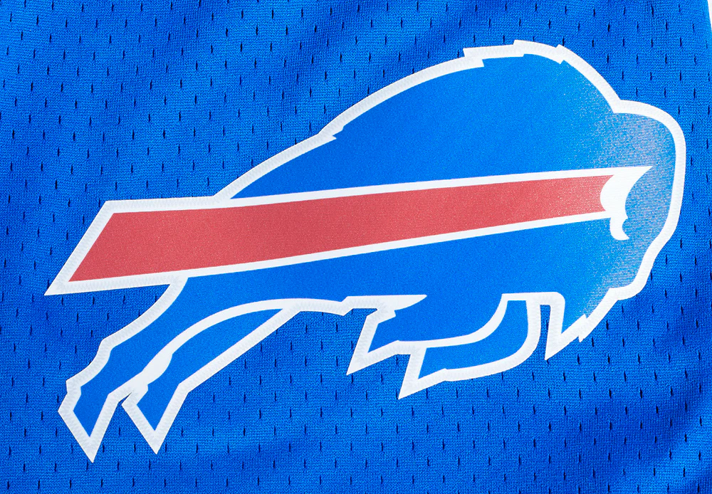 NFL BUFFALO BILLS JOSH ALLEN #17 MEN'S MESH SHORT (ROYAL BLUE/RED) - Image 6