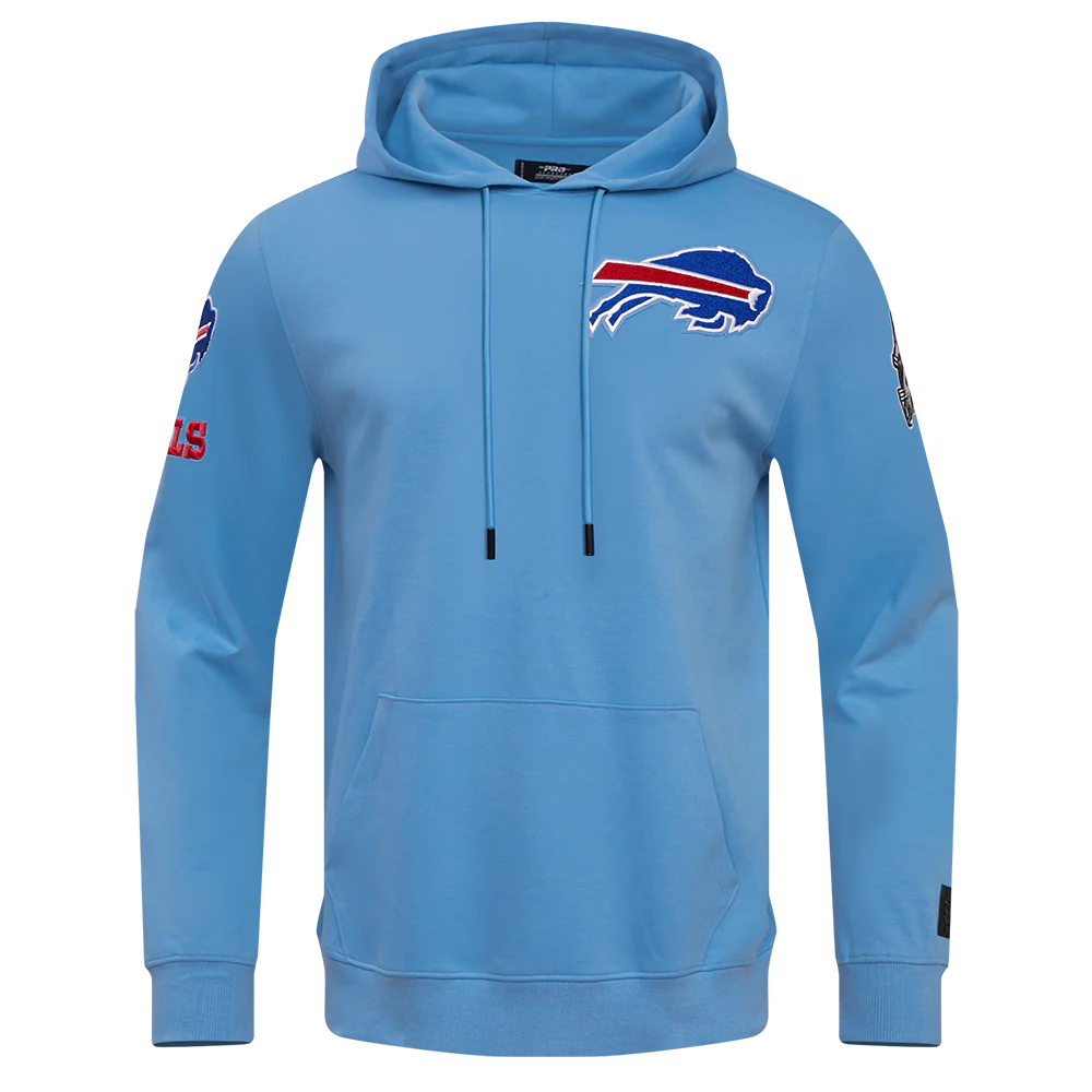 NFL BUFFALO BILLS CLASSIC CHENILLE MEN'S PO HOODIE (UNIVERSITY BLUE)