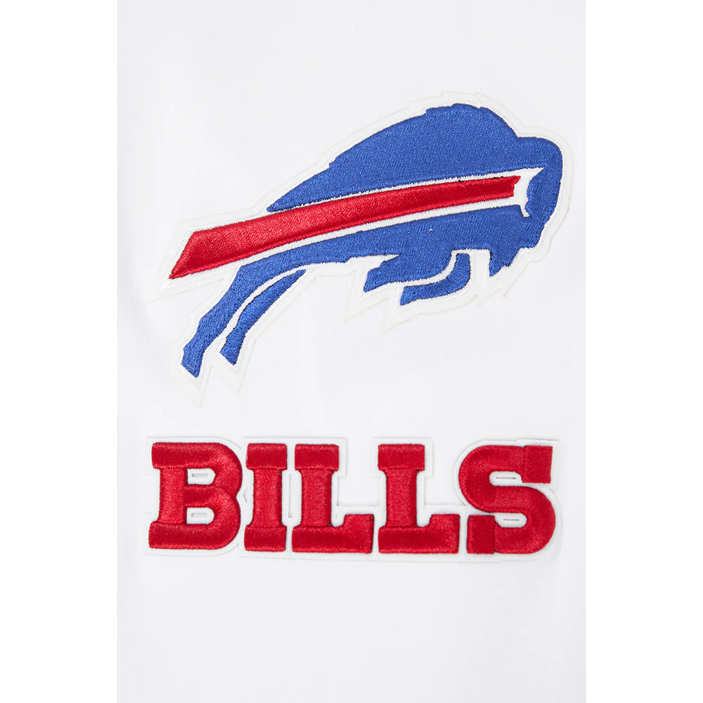 NFL BUFFALO BILLS CLASSIC CHENILLE MEN'S PO HOODIE (WHITE) - Image 9
