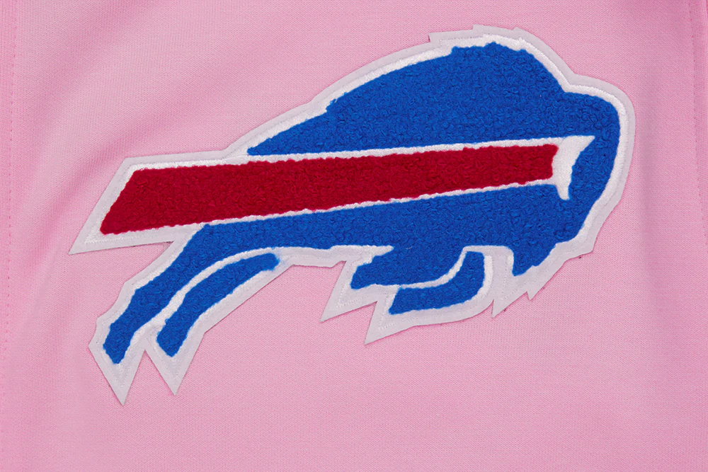 NFL BUFFALO BILLS CLASSIC CHENILLE FULL ZIP HOODIE  (PINK) - Image 6