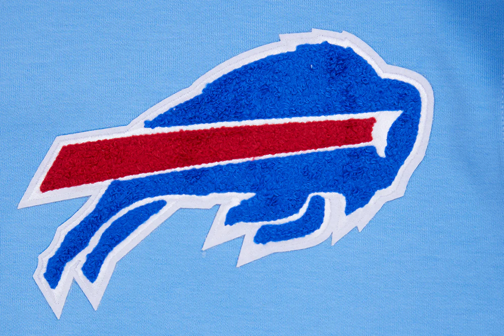 NFL BUFFALO BILLS CLASSIC CHENILLE FULL ZIP HOODIE (UNIVERSITY BLUE) - Image 6