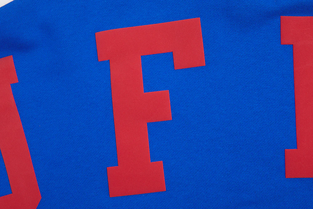 NFL BUFFALO BILLS WINGSPAN MEN'S DROP SHOULDER FLEECE CREWNECK (ROYAL BLUE) - Image 12