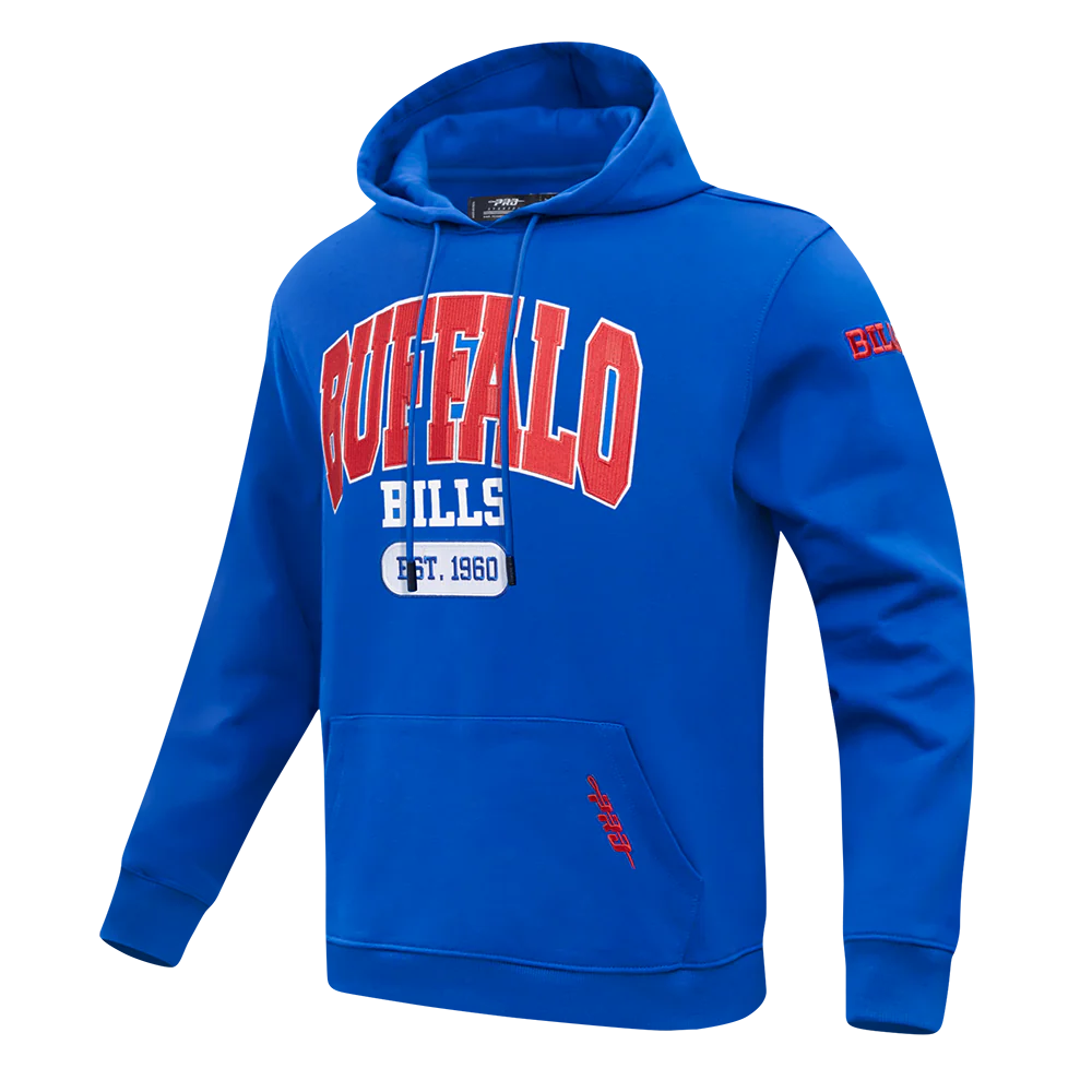 NFL BUFFALO BILLS CITY ARCH MEN'S FLC PO HOODIE (ROYAL BLUE) - Image 3