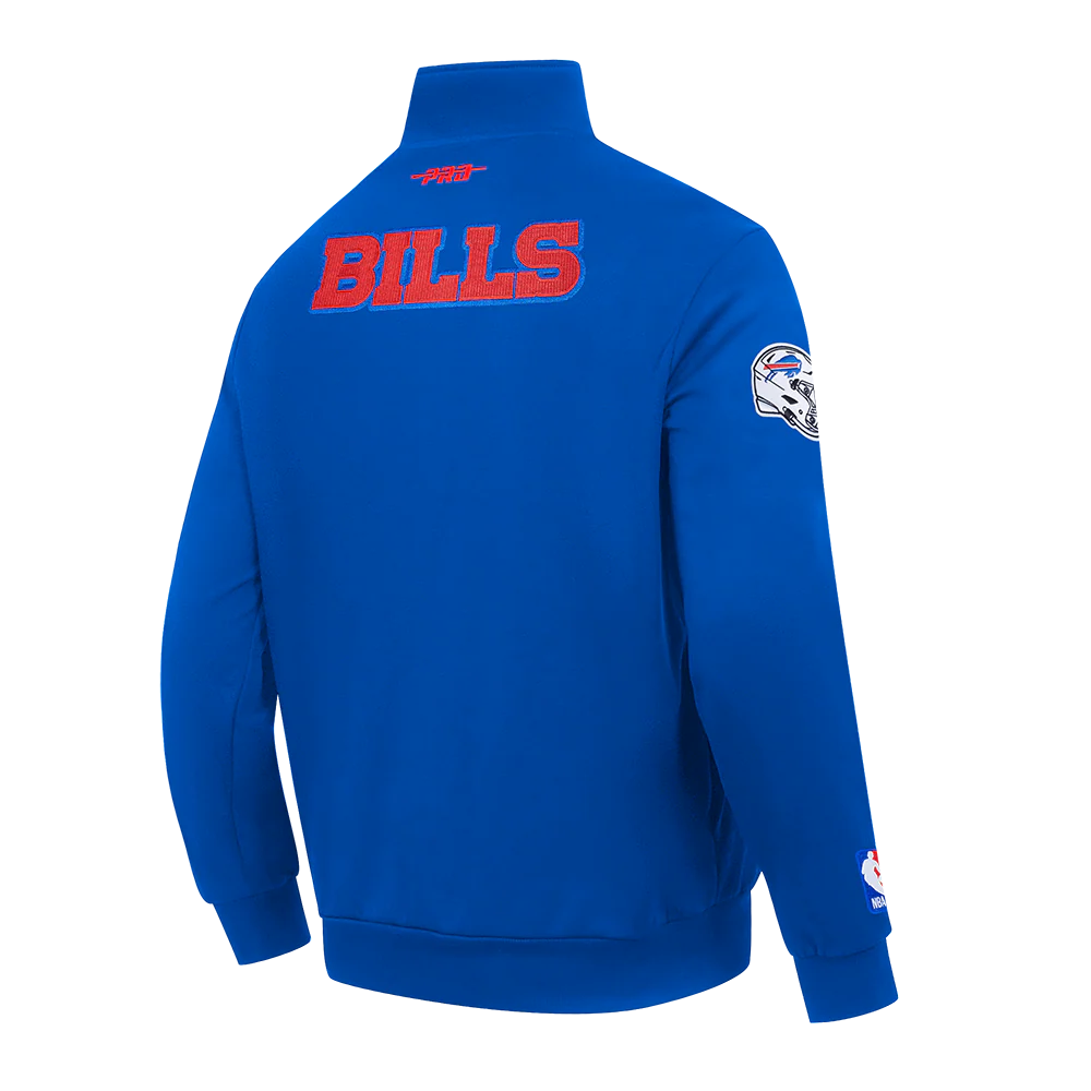NFL BUFFALO BILLS CITY ARCH MEN'S FLC 1/4 ZIP (ROYAL BLUE) - Image 4