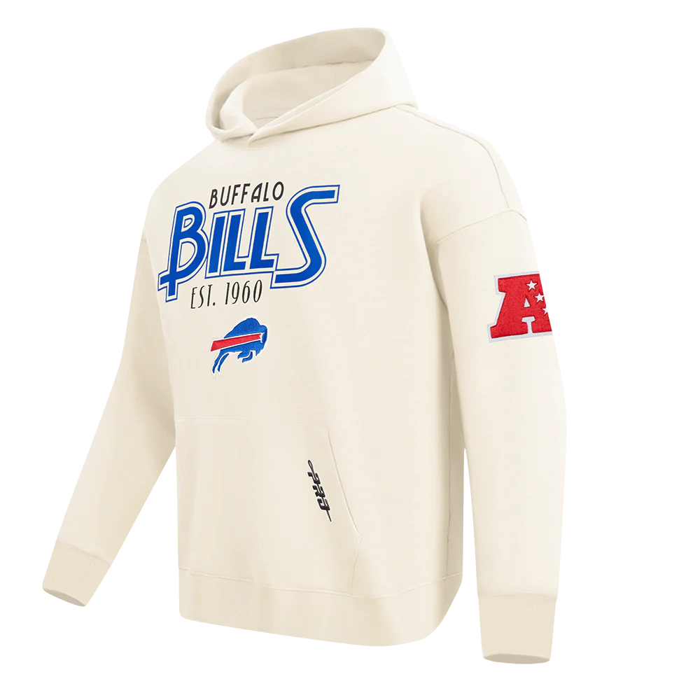 NFL BUFFALO BILLS PARADISE MEN'S PULL OVER HOODIE (EGGSHELL) - Image 3