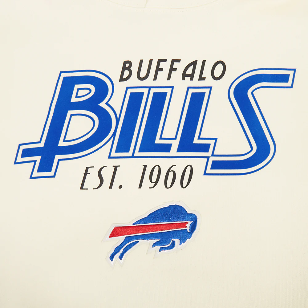 NFL BUFFALO BILLS PARADISE MEN'S PULL OVER HOODIE (EGGSHELL) - Image 6
