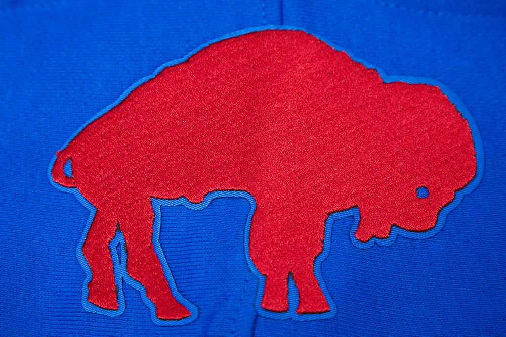 NFL BUFFALO BILLS RETRO CLASSIC MEN'S PULLOVER HOODIE (ROYAL BLUE/RED) - Image 8