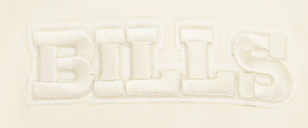 NFL BUFFALO BILLS NEUTRAL DROP SHOULDER FLEECE CREWNECK (EGGSHELL) - Image 6