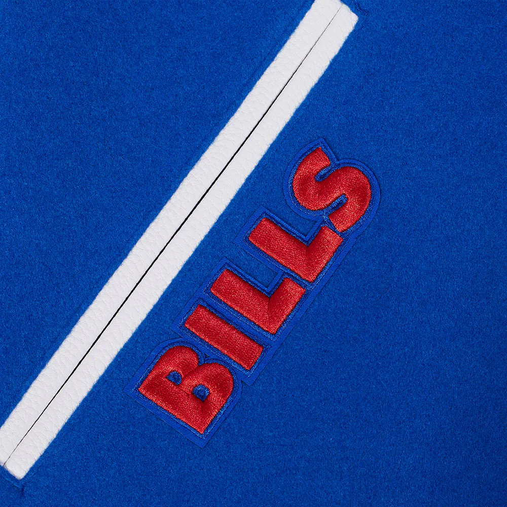 NFL BUFFALO BILLS BEST OF MEN'S RIB WOOL VARSITY JACKET (ROYAL BLUE/RED) - Image 18