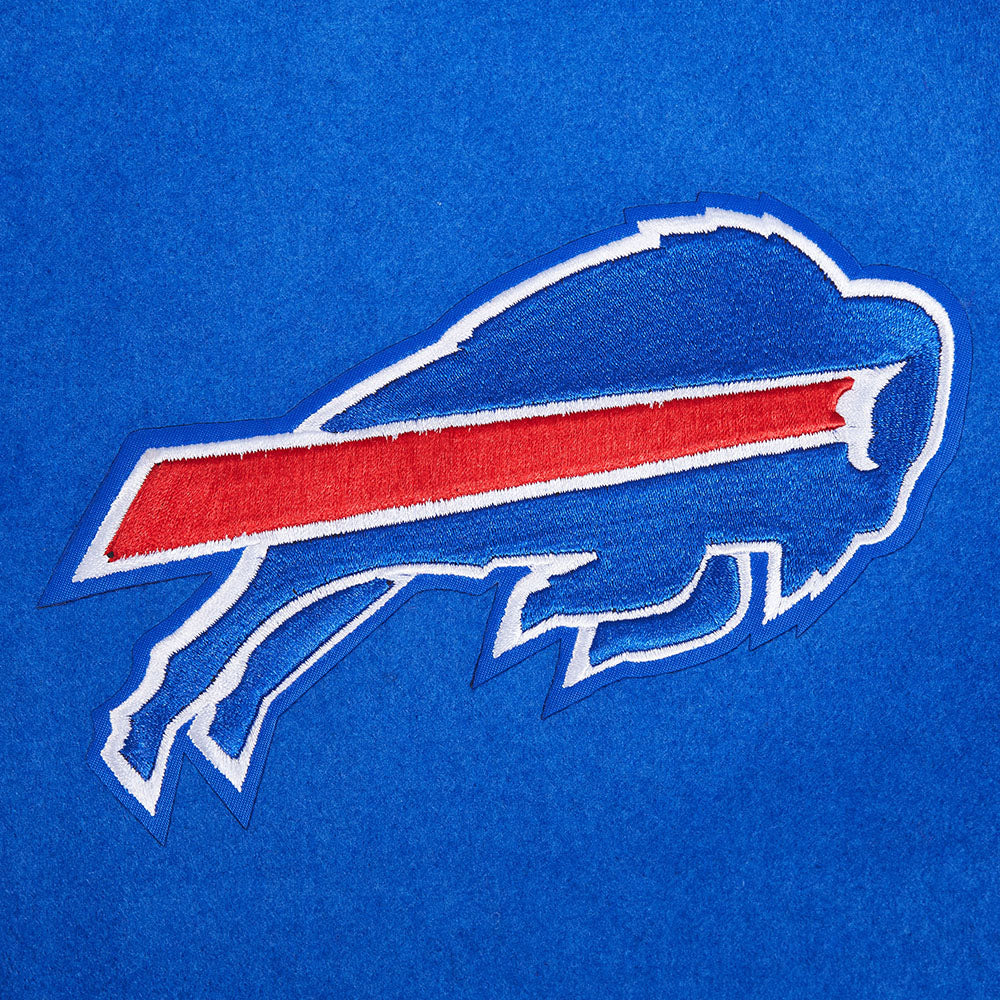 NFL BUFFALO BILLS CITY ARCH MEN'S WOOL VARSITY JACKET (ROYAL BLUE/WHITE) - Image 8