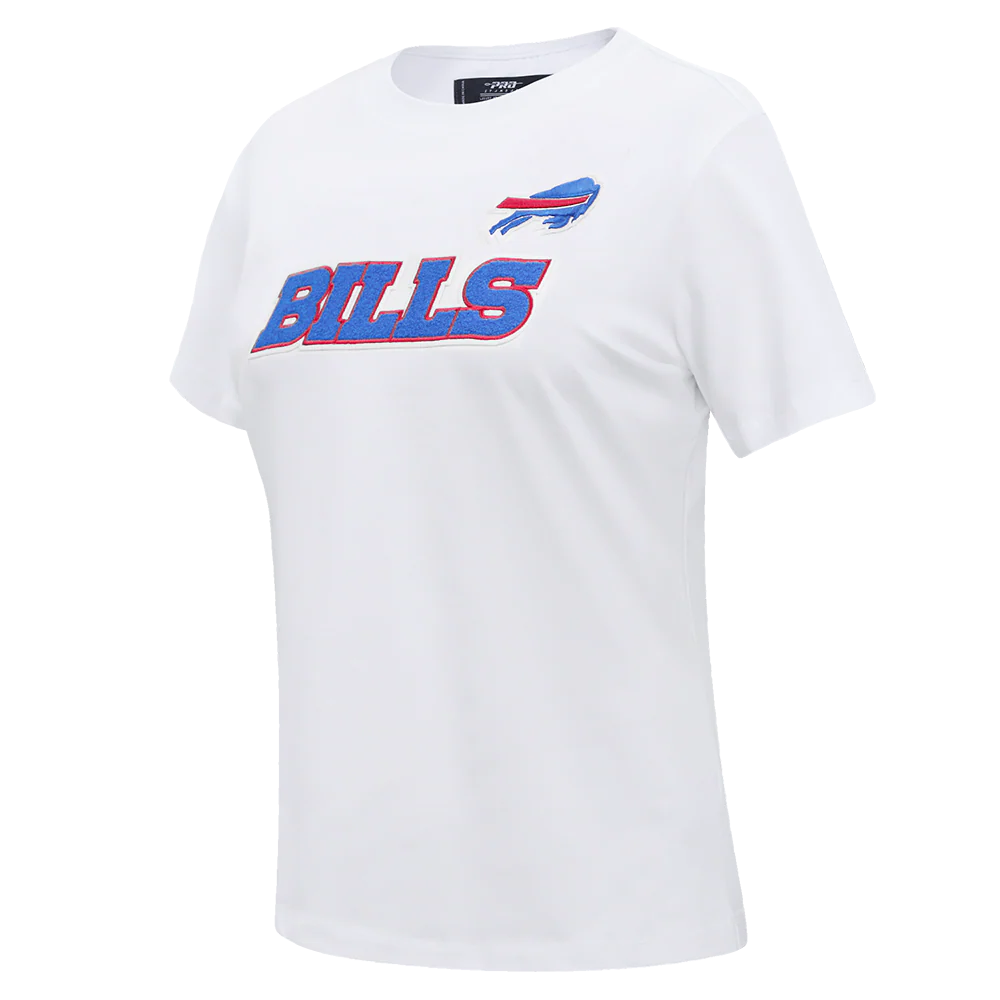 NFL BUFFALO BILLS CLASSIC SINGLE JERSEY SLIM FIT TEE (WHITE) - Image 2