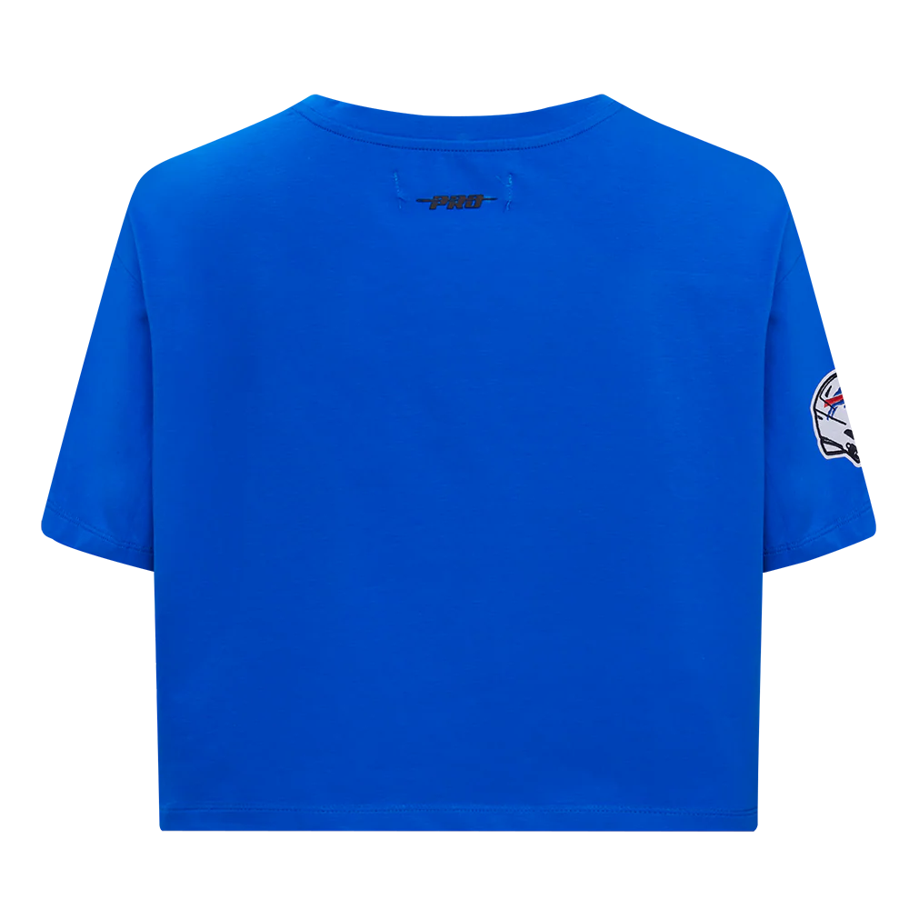 NFL BUFFALO BILLS MASHUP WOMEN'S BOXY TEE (ROYAL BLUE) - Image 3