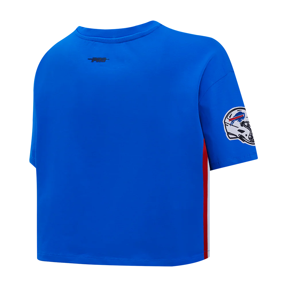 NFL BUFFALO BILLS MASHUP WOMEN'S BOXY TEE (ROYAL BLUE) - Image 4