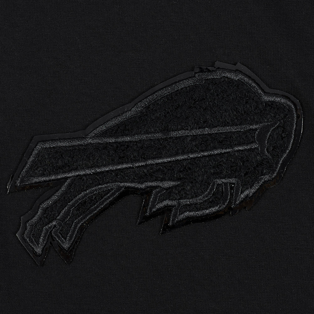 NFL BUFFALO BILLS TRIPLE BLACK WOMEN'S SINGLE JERSEY BOXY TEE (TRIPLE BLACK) - Image 5