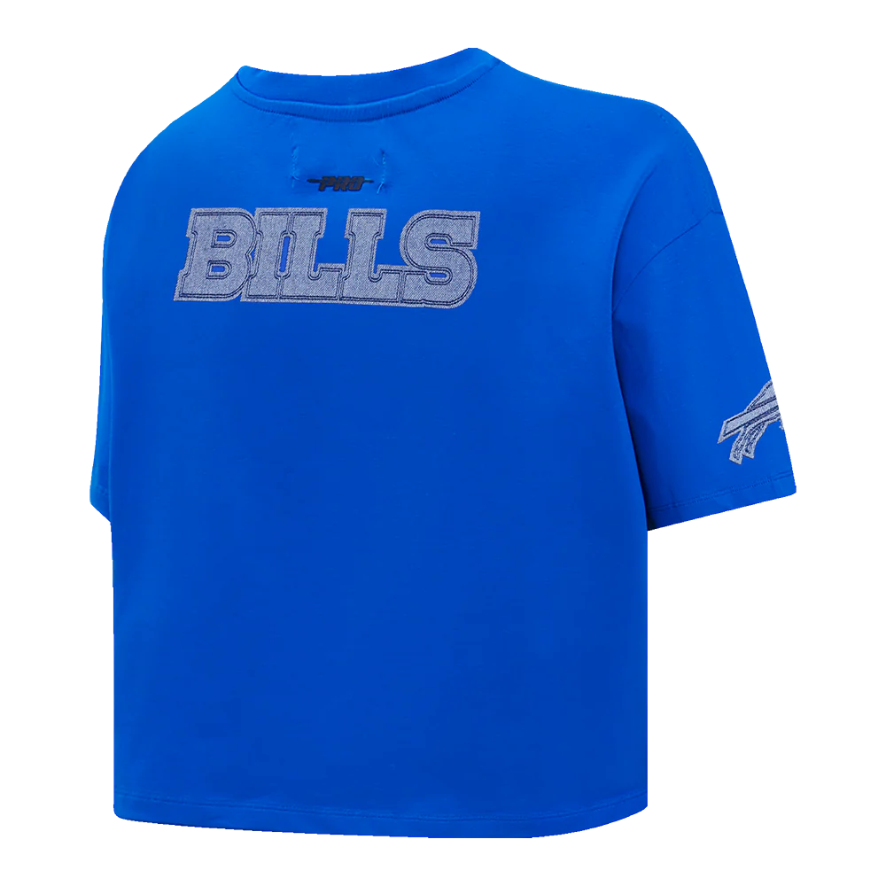 NFL BUFFALO BILLS VARSITY BLUES WOMEN'S BOXY TEE (ROYAL BLUE) - Image 4