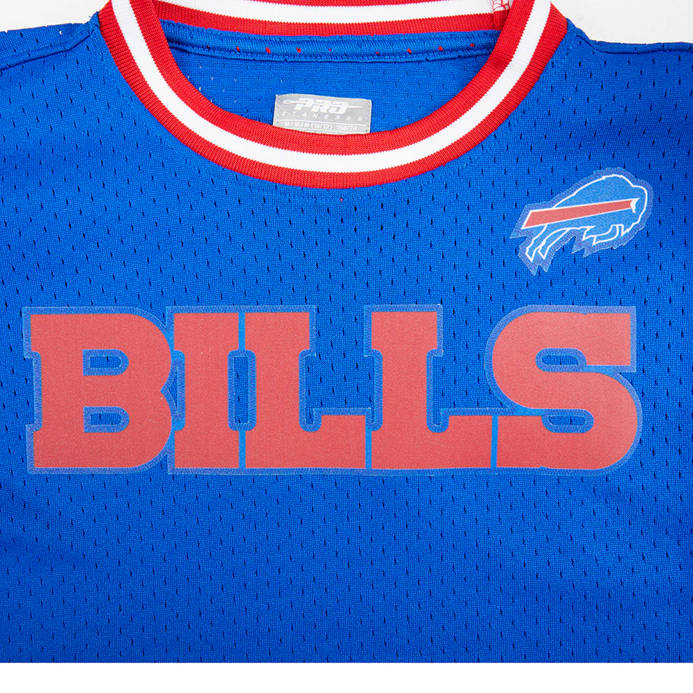 NFL BUFFALO BILLS CLASSIC BIG BOYS SHORT SLEEVE MESH TEE (ROYAL BLUE/RED) - Image 9