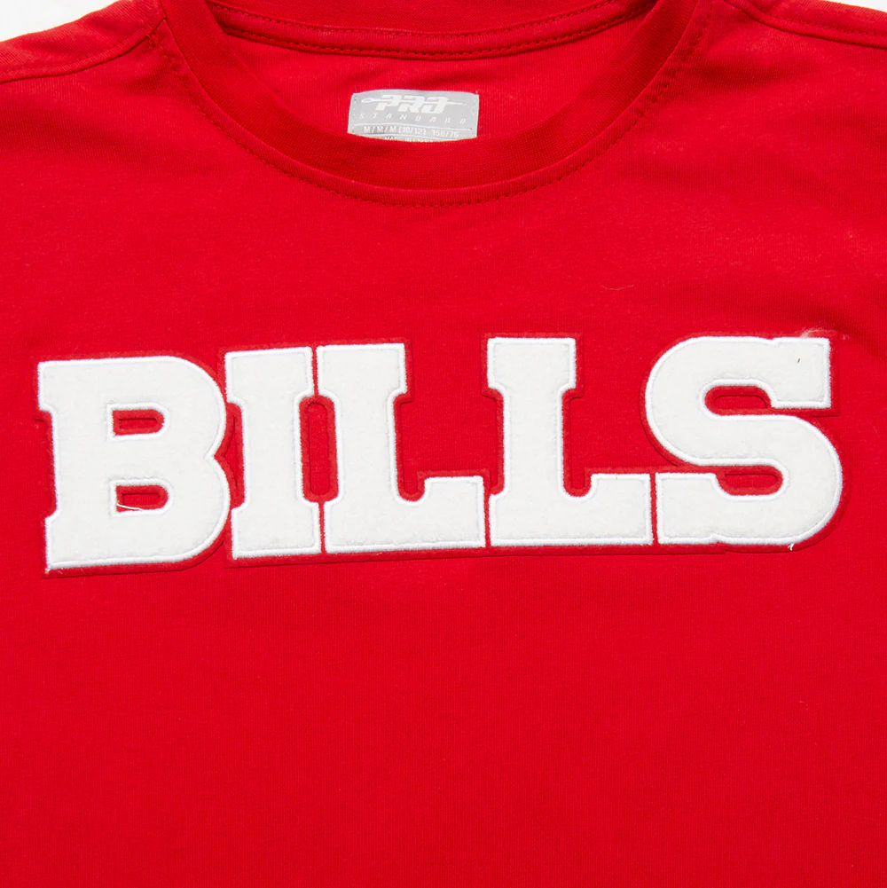 NFL BUFFALO BILLS CLASSIC SINGLE JERSEY BIG BOYS SINGLE JERSEY TEE (RED) - Image 5