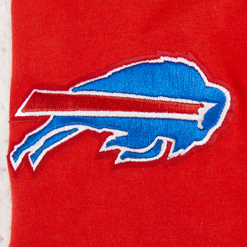 NFL BUFFALO BILLS CLASSIC BIG BOYS SHORT SLEEVE STRIPED RIB TEE (RED) - Image 5