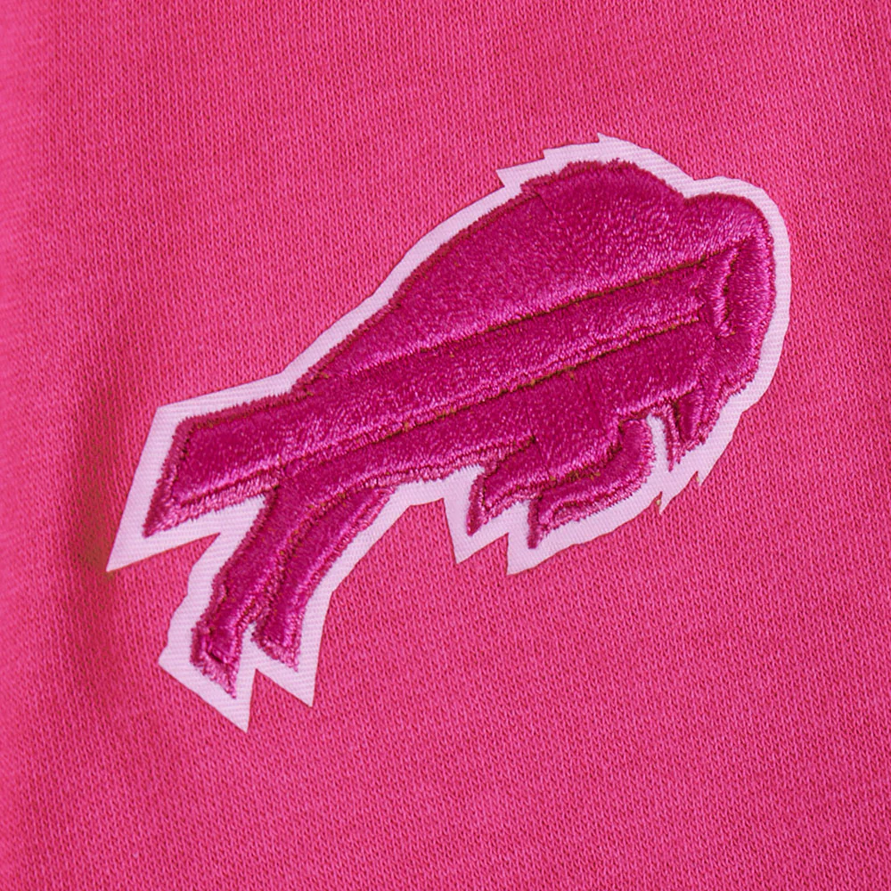 NFL BUFFALO BILLS TRIPLE PINK BIG GIRLS FLEECE CREWNECK (BEETROOT PURPLE) - Image 8