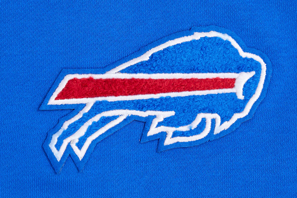 NFL BUFFALO BILLS CLASSIC WOMEN'S FLEECE CROPPED PULLOVER HOODIE (ROYAL BLUE) - Image 5