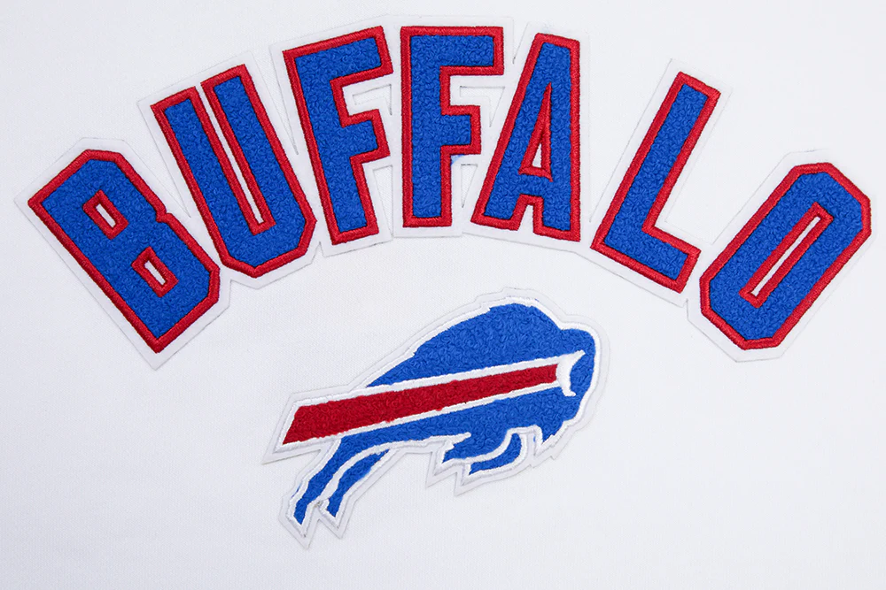 NFL BUFFALO BILLS CLASSIC FLEECE PULLOVER HOODIE (WHITE) - Image 6