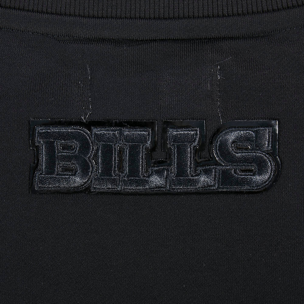 NFL BUFFALO BILLS TRIPLE BLACK WOMEN'S FLC CREWNECK (TRIPLE BLACK WOMEN'S) - Image 5