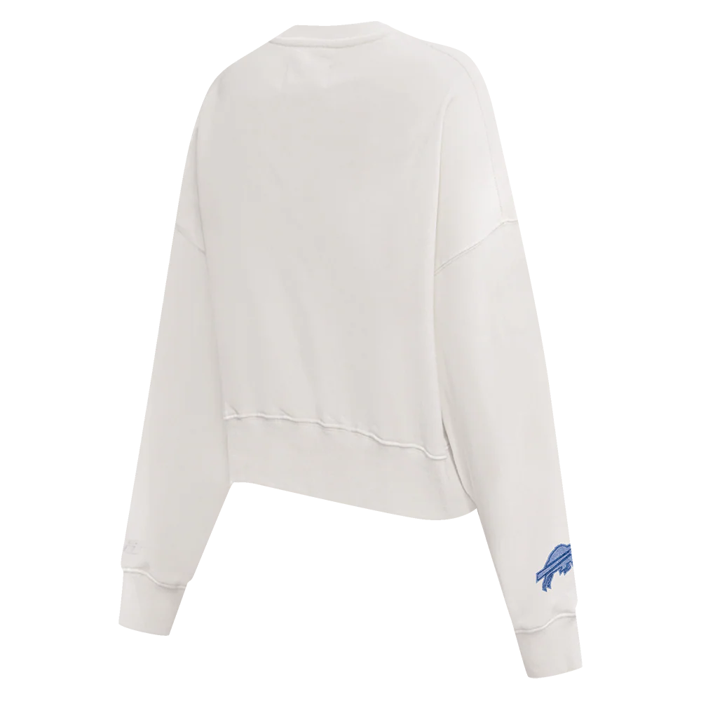 NFL BUFFALO BILLS VARSITY BLUES WOMEN'S CREWNECK (LINEN) - Image 4