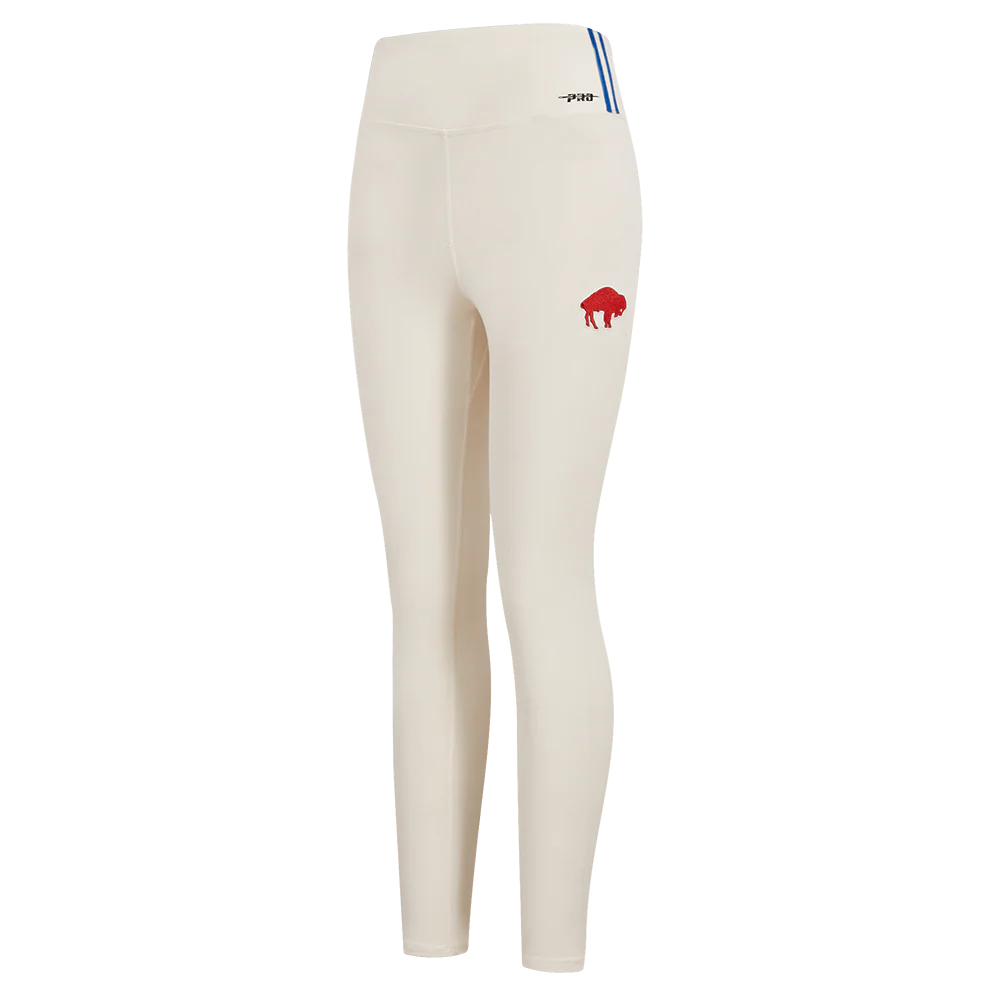 NFL BUFFALO BILLS RETRO CLASSIC WOMEN'S JERSEY LEGGING (EGGSHELL)