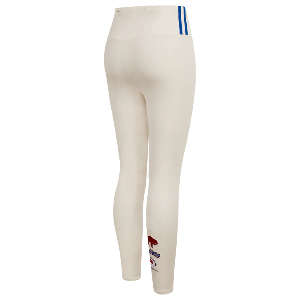 NFL BUFFALO BILLS RETRO CLASSIC WOMEN'S JERSEY LEGGING (EGGSHELL) - Image 4