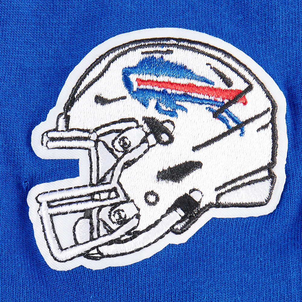 NFL BUFFALO BILLS CLASSIC LITTLE BOYS SHORT SLEEVE STRIPED RIB TEE (ROYAL BLUE/RED) - Image 7