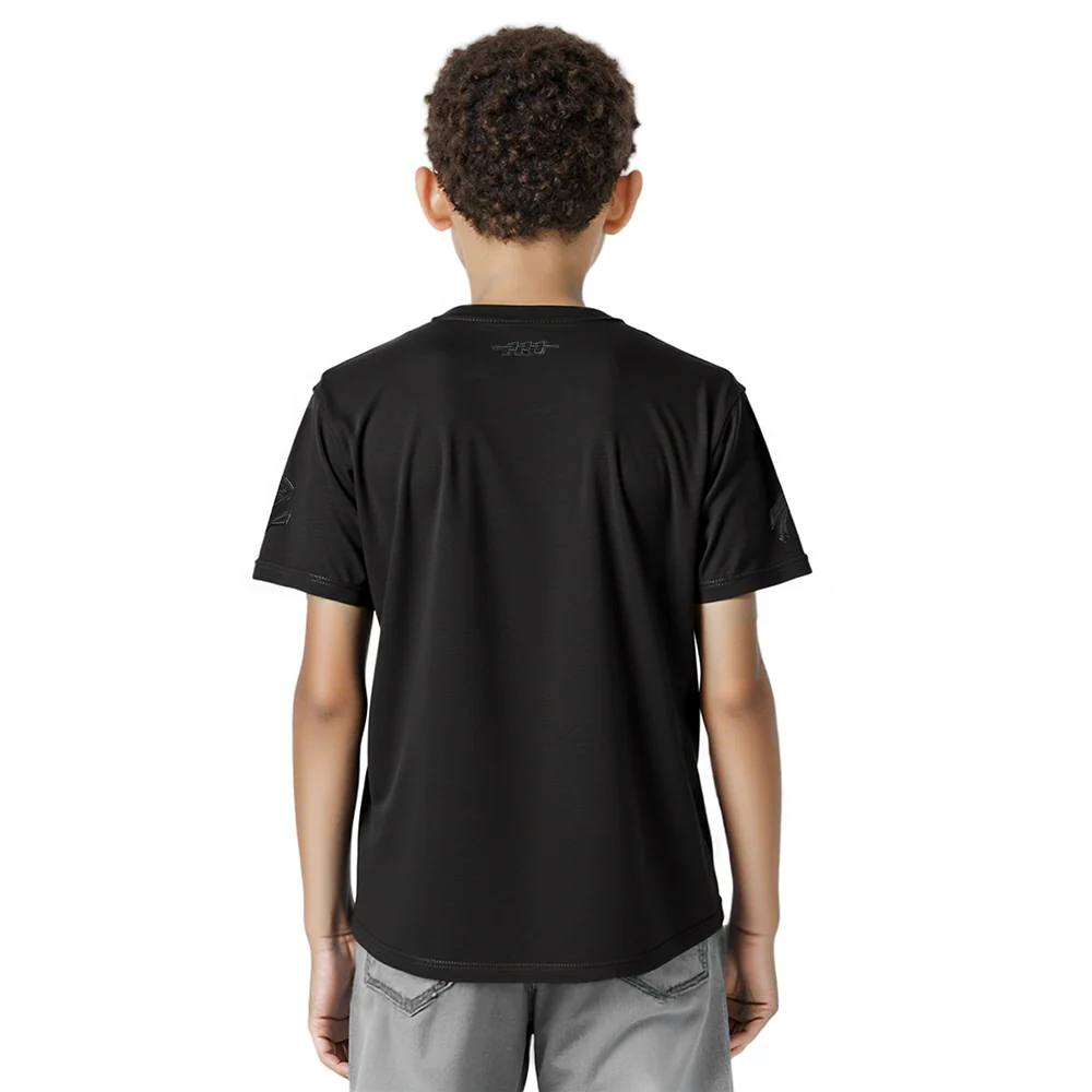 NFL BUFFALO BILLS TRIPLE BLACK LITTLE BOYS SHORT SLEEVE TEE (BLACK) - Image 2