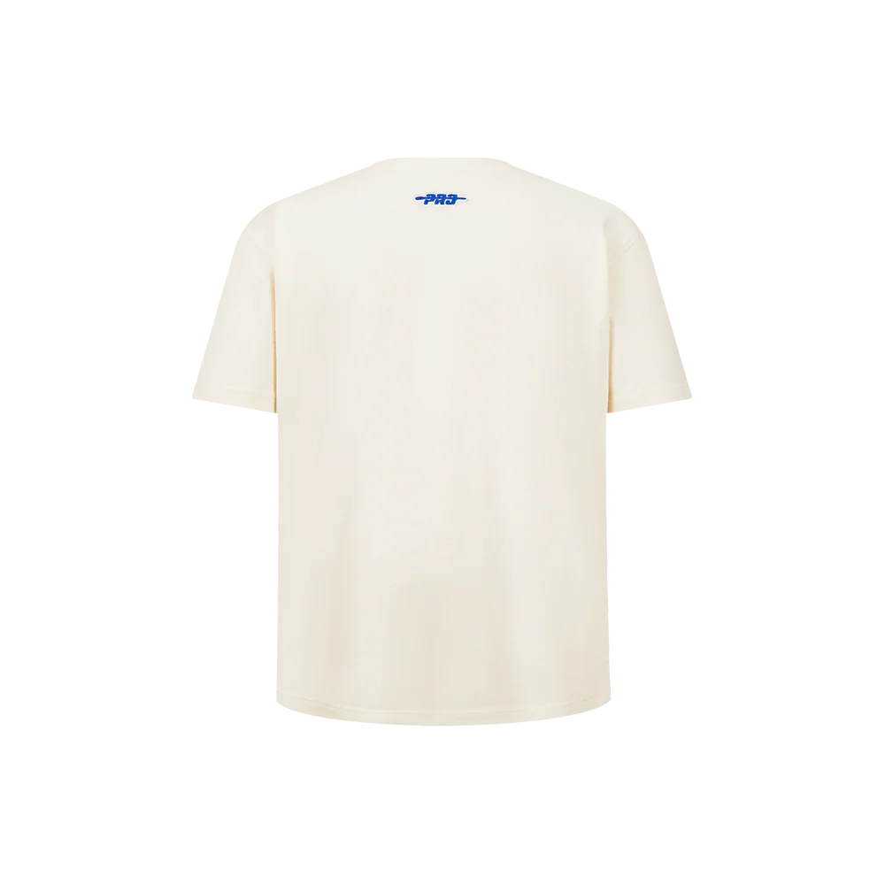 NFL BUFFALO BILLS RETRO CLASSIC LITTLE BOYS SHORT SLEEVE TAPING TEE (EGGSHELL/ROYAL BLUE) - Image 5