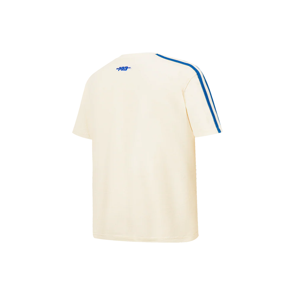 NFL BUFFALO BILLS RETRO CLASSIC LITTLE BOYS SHORT SLEEVE TAPING TEE (EGGSHELL/ROYAL BLUE) - Image 6