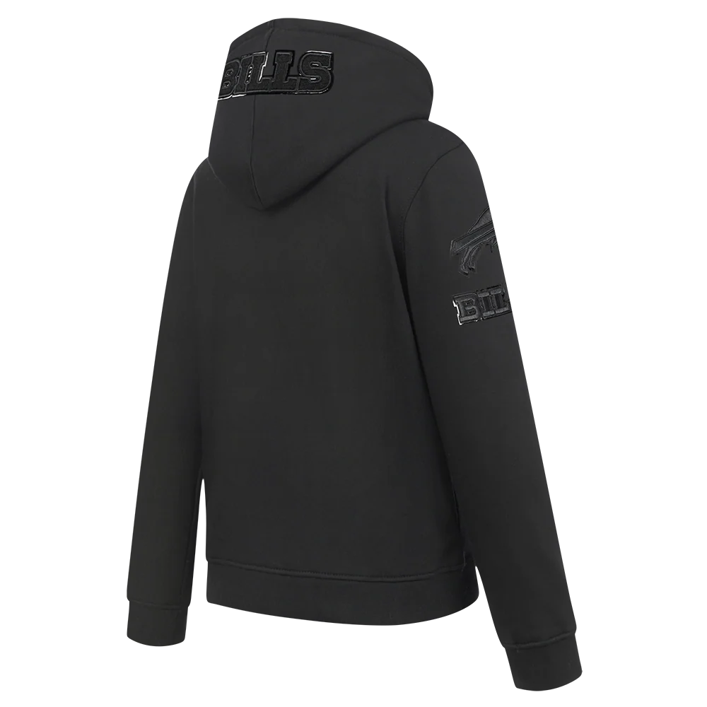 NFL BUFFALO BILLS TRIPLE BLACK LITTLE BOYS FLEECE PULLOVER HOODIE (BLACK) - Image 6