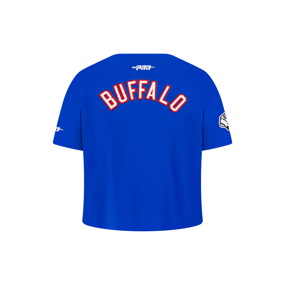 NFL BUFFALO BILLS CLASSIC LITTLE GIRLS SHORT SLEEVE BOXY TEE (ROYAL BLUE) - Image 3