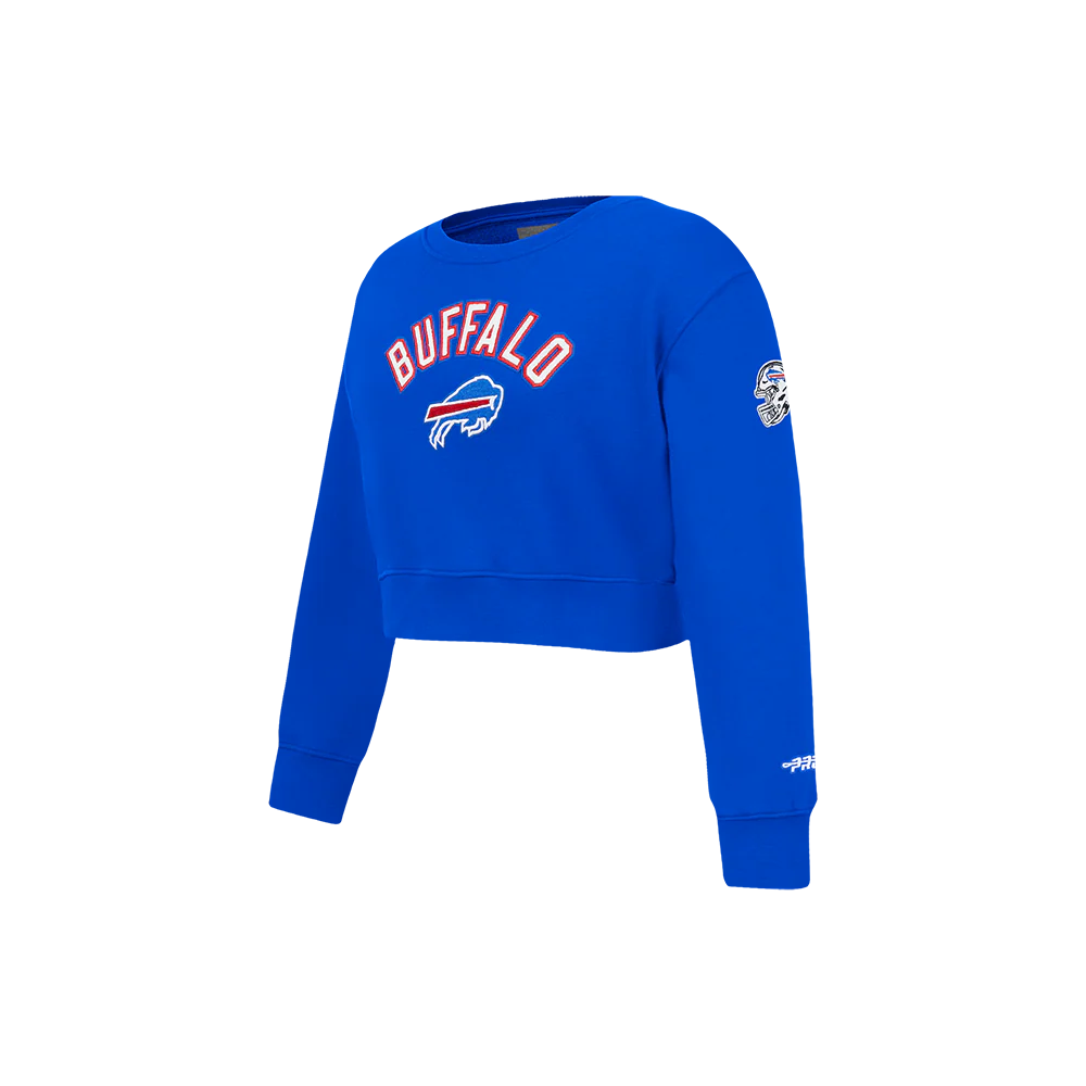NFL BUFFALO BILLS CLASSIC LITTLE GIRL'S FLC CREWNECK (ROYAL BLUE) - Image 3