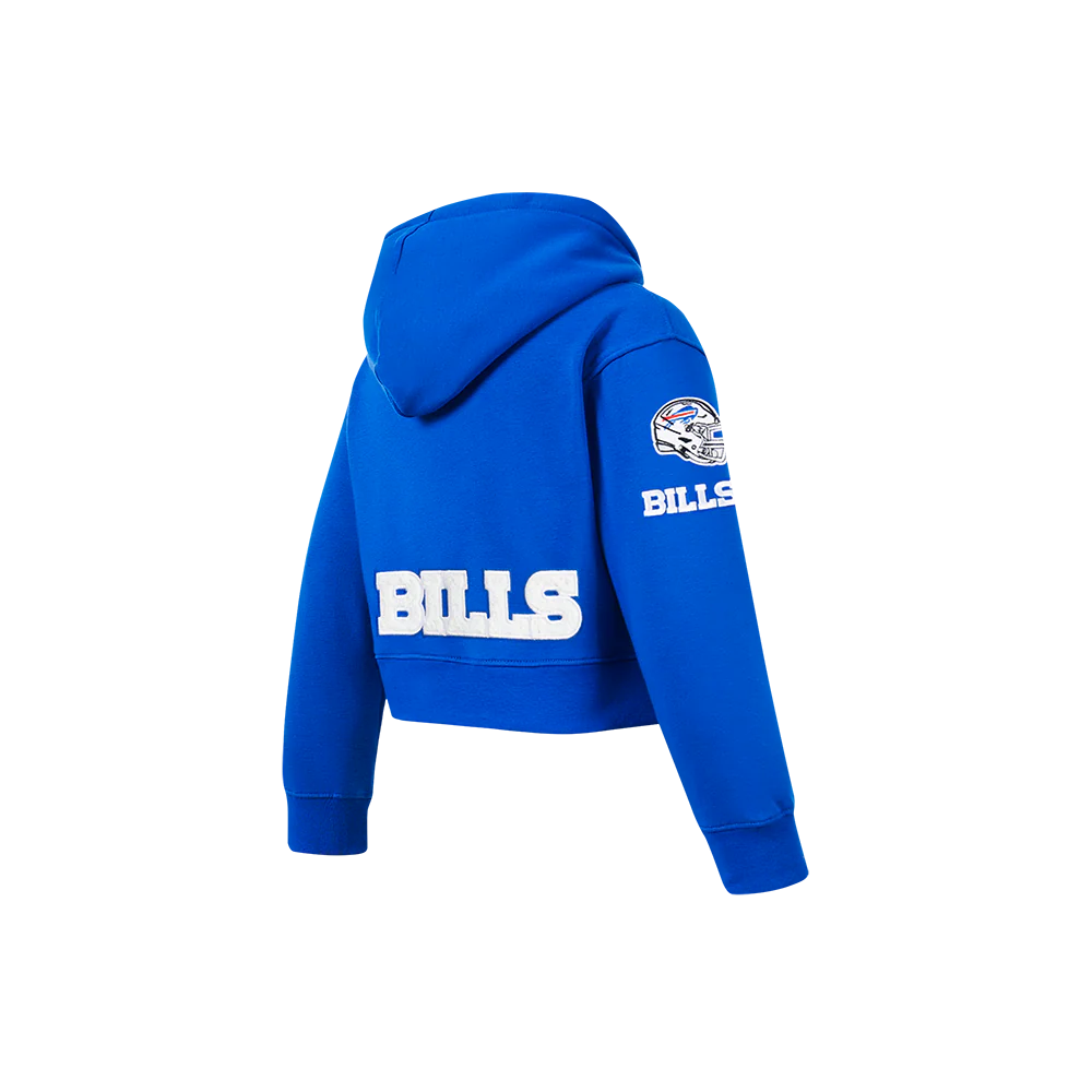 NFL BUFFALO BILLS CLASSIC LITTLE GIRLS FLEECE FULL ZIP HOODIE (ROYAL BLUE) - Image 4