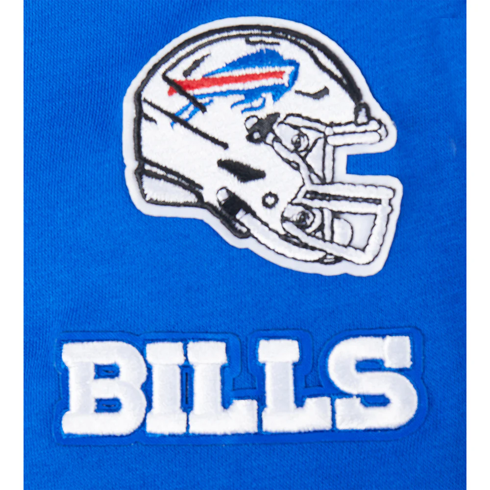 NFL BUFFALO BILLS CLASSIC LITTLE GIRLS FLEECE FULL ZIP HOODIE (ROYAL BLUE) - Image 7