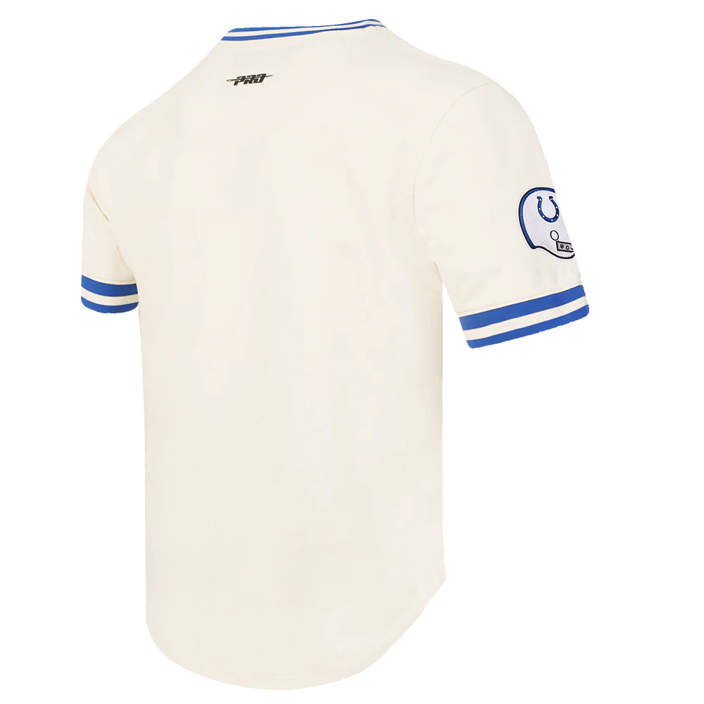 NFL BALTIMORE COLTS RETRO CLASSIC MEN'S TEE (EGGSHELL/ ROYAL BLUE) - Image 4