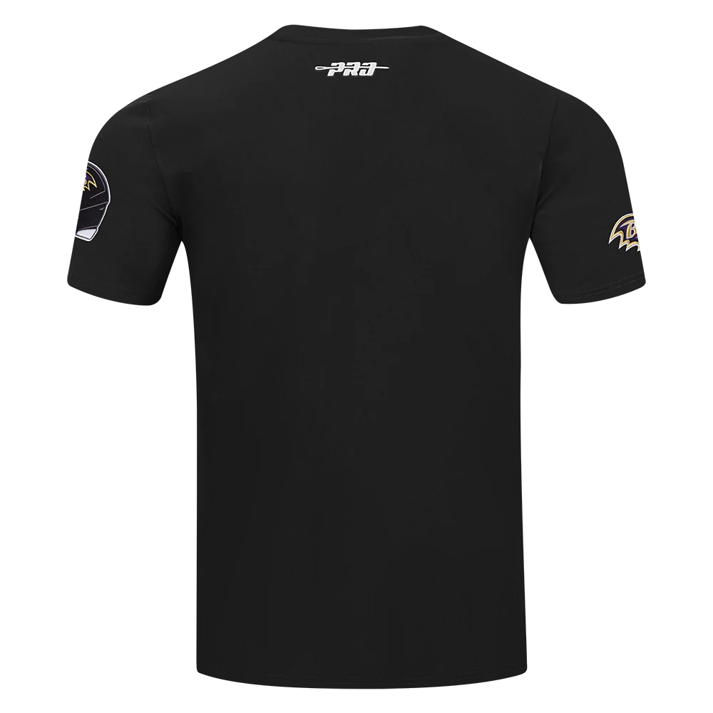 NFL BALTIMORE RAVENS SCRIPT TAIL MEN'S SJ TEE (BLACK) - Image 4